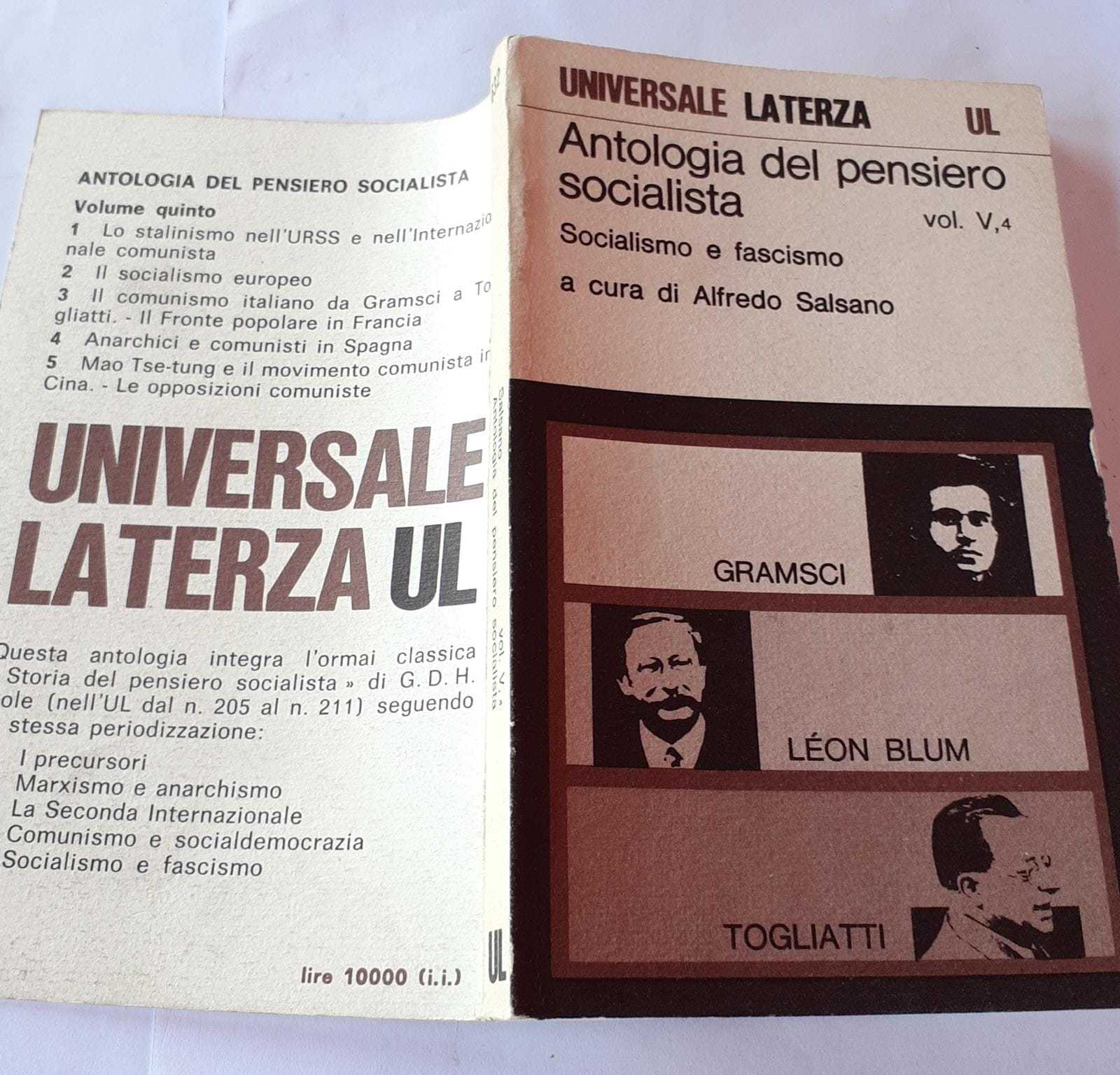 Antologia del pensiero socialista Vol V,4 - copertina