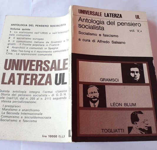 Antologia del pensiero socialista Vol V,4 - copertina