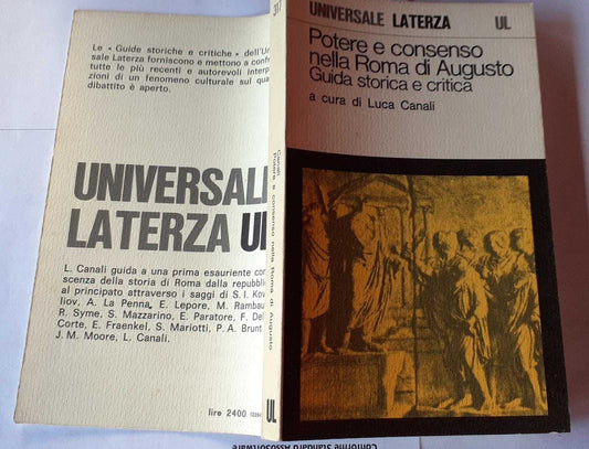 Potere e consenso nella Roma di Augusto - copertina