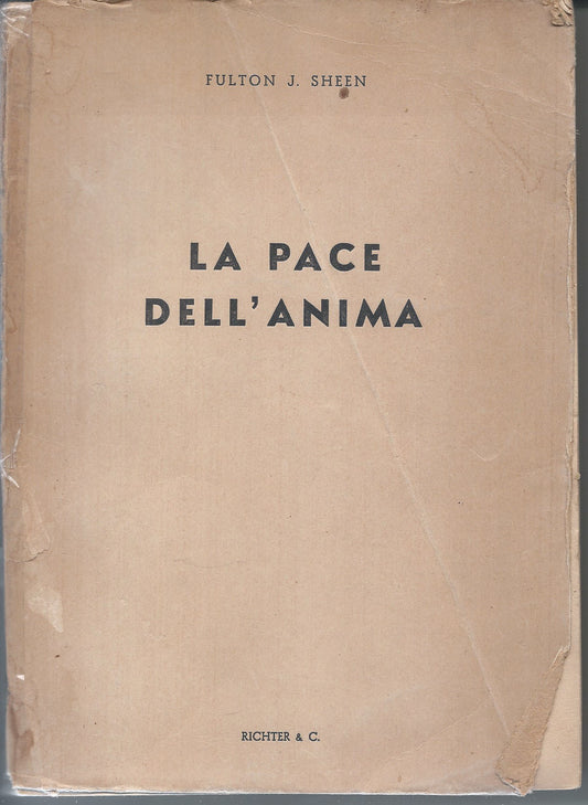 La pace dell'anima - copertina