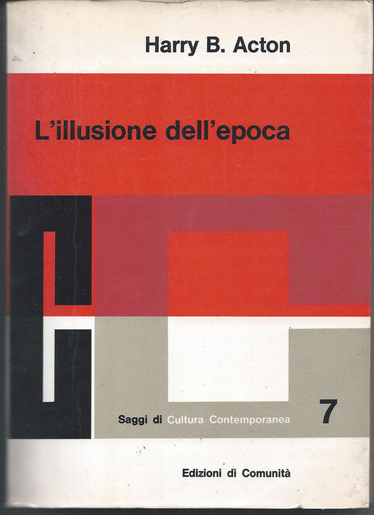 L'illusione dell'epoca - copertina