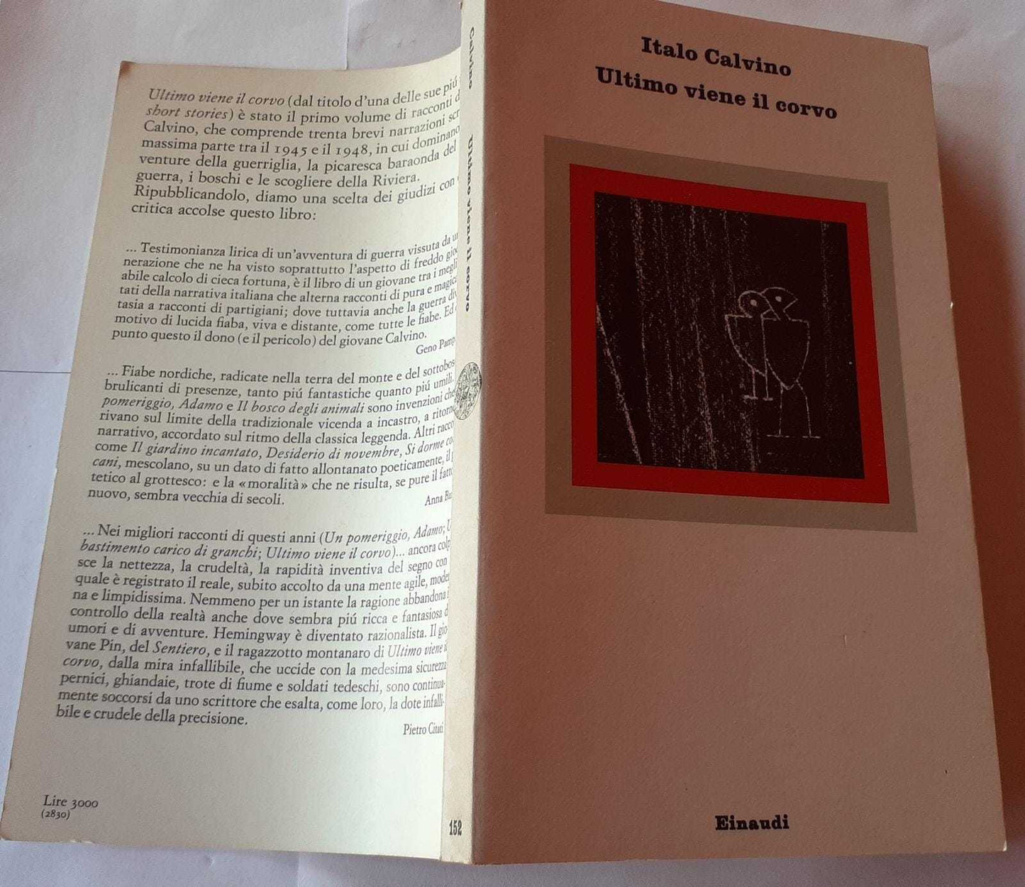 Ultimo viene il corvo - copertina