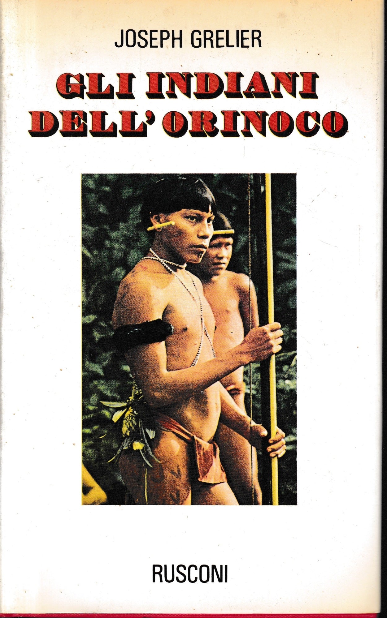 Gli indiani dell'Orinoco - copertina