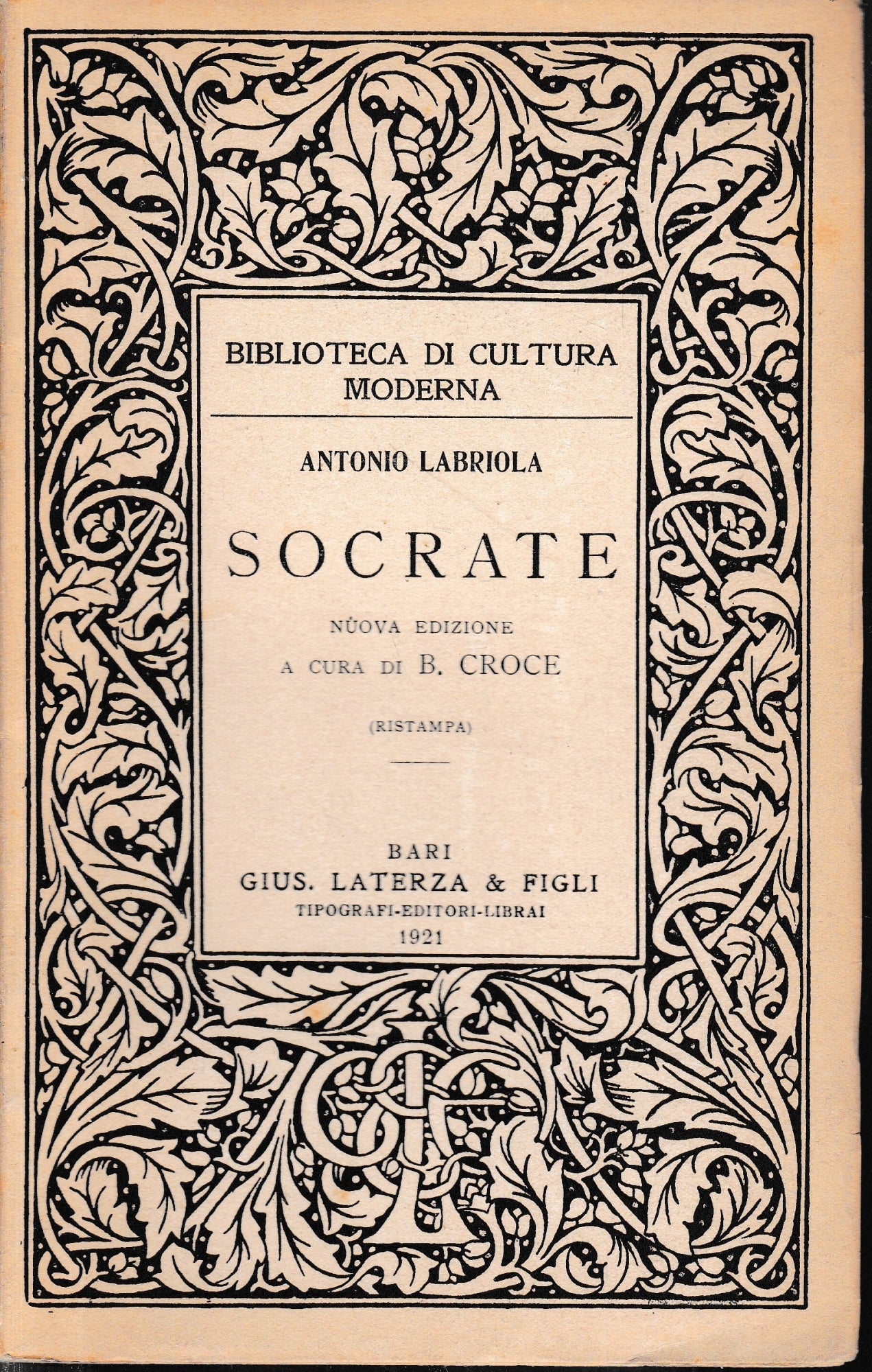 Socrate - copertina