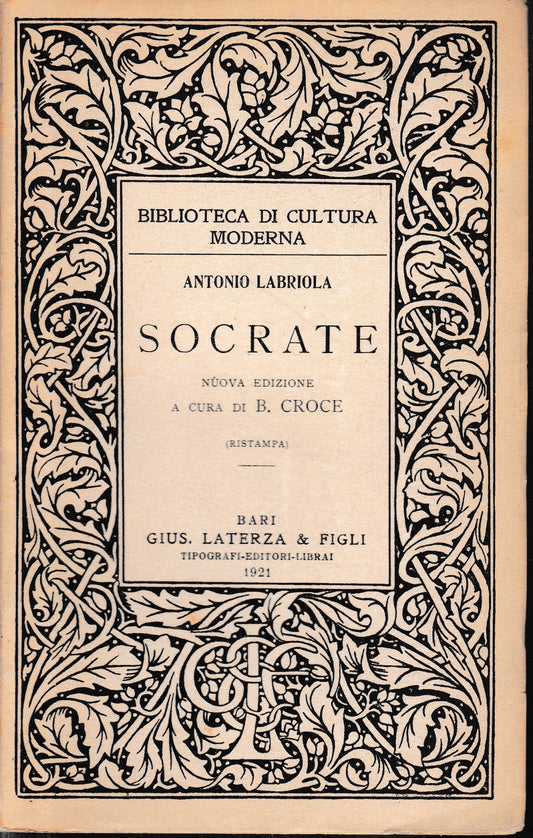 Socrate - copertina