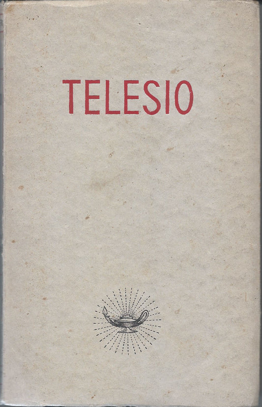 Bernardino Telesio e la filosofia del rinascimento - copertina