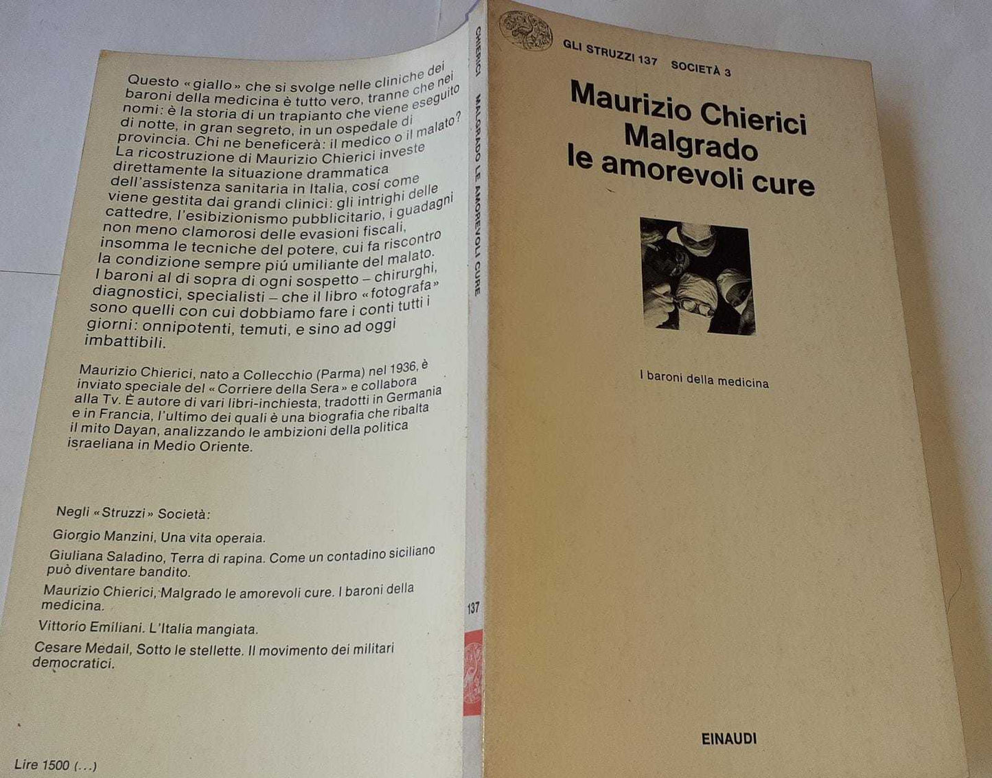 Malgrado le amorevoli cure - copertina