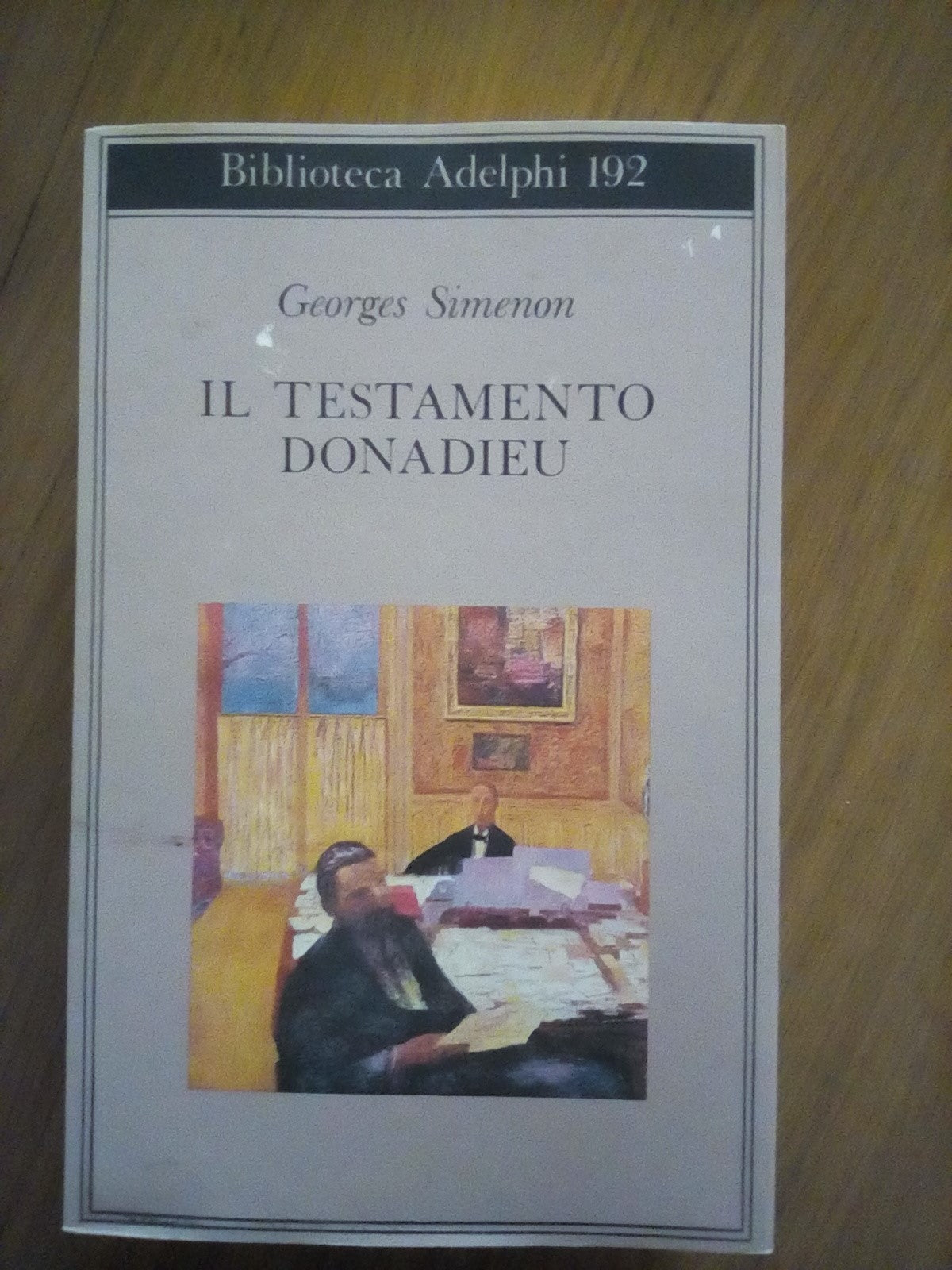 Il testamento Donadieu - copertina