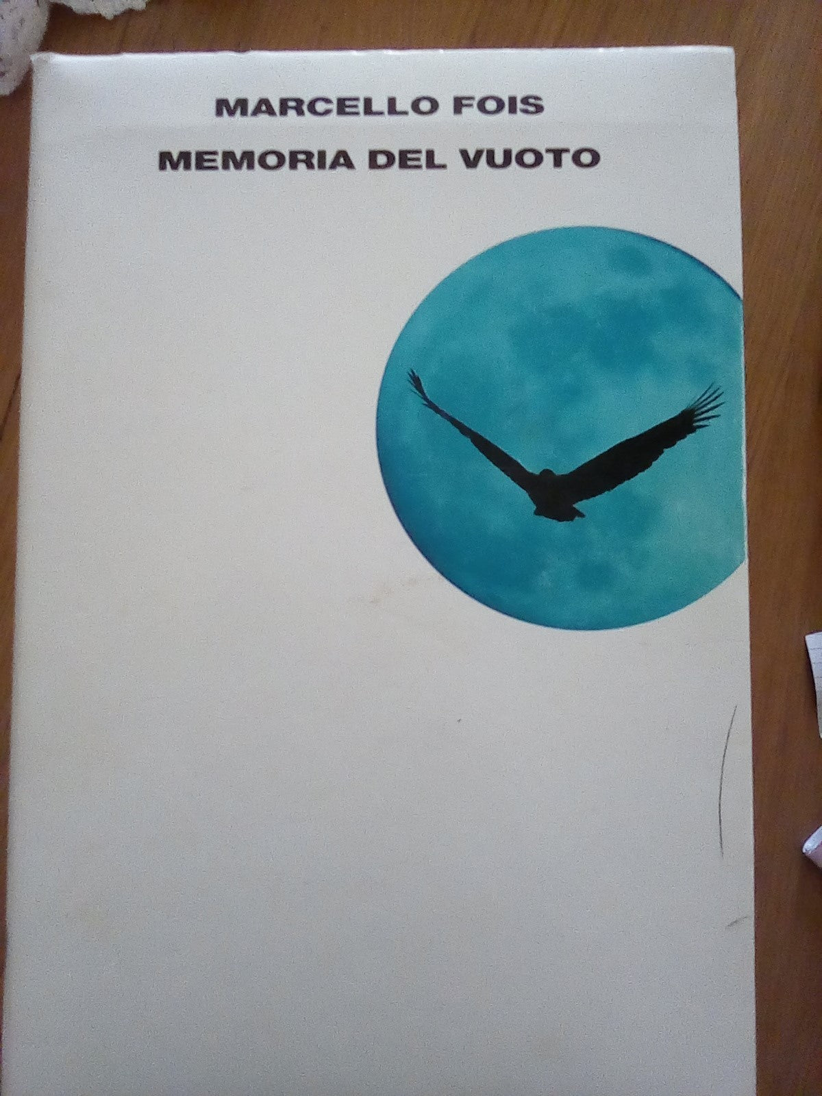 Memoria del vuoto - copertina
