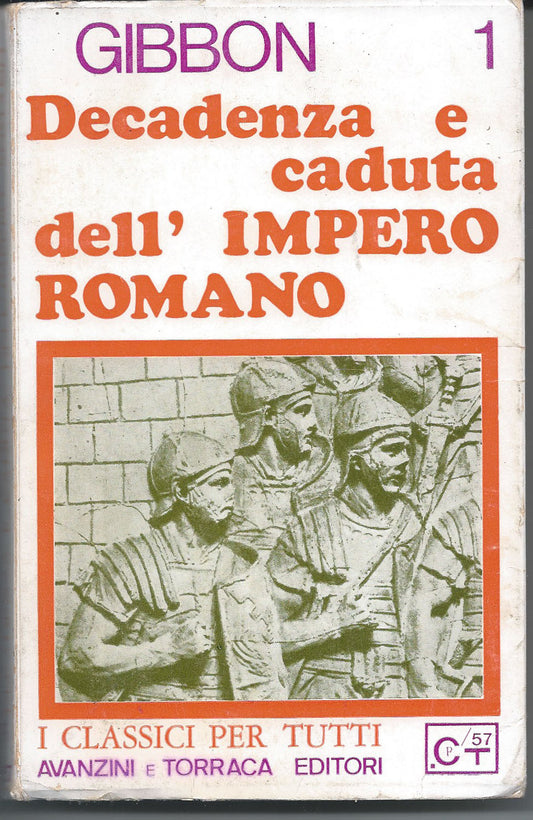 Decadenza e caduta dell'impero romano (Vol.  1) - copertina