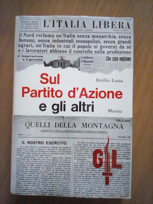 Sul Partito d'Azione e gli altri - copertina