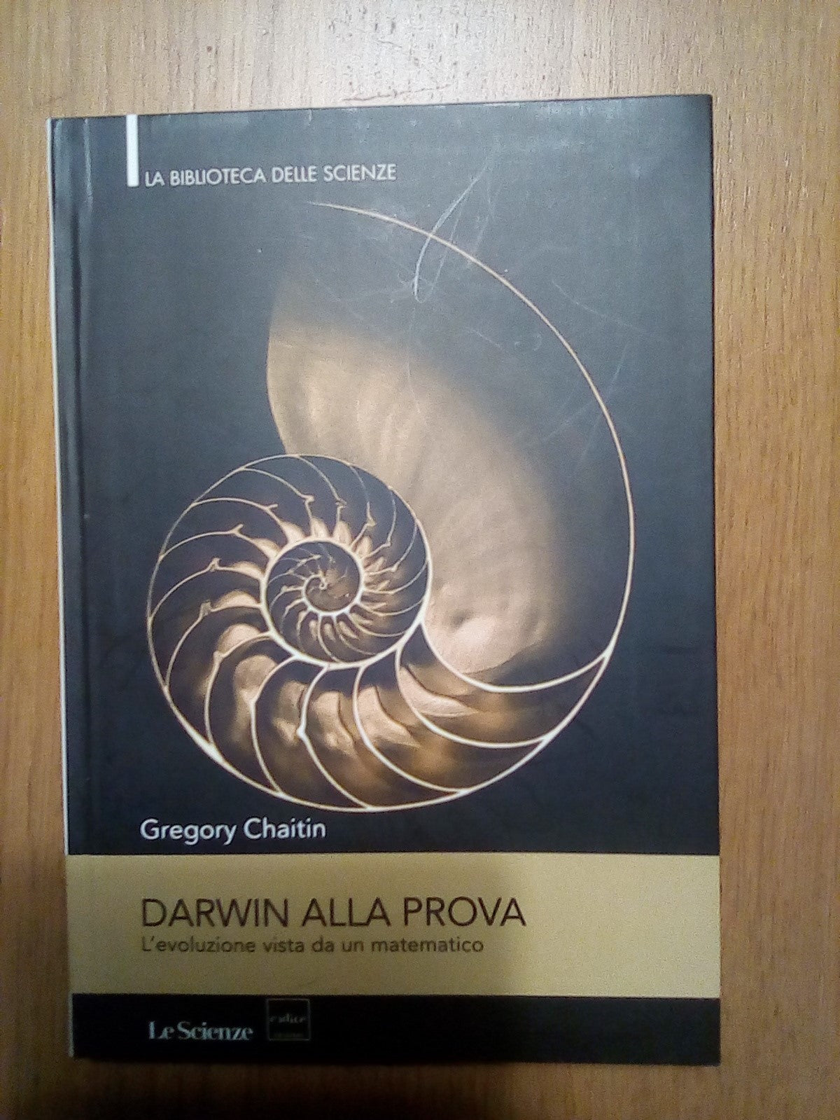 Darwin ala prova - copertina