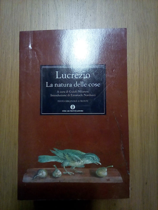 La natura delle cose - copertina
