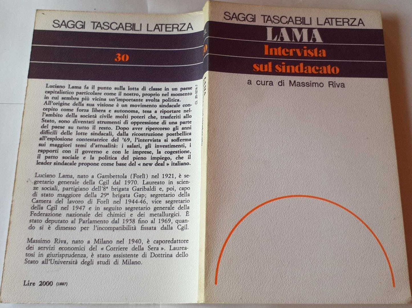 Intervista sul sindacato - copertina