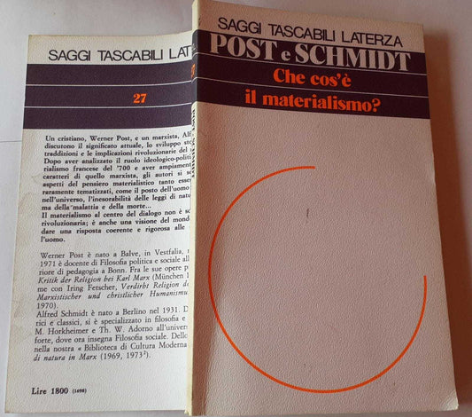 Che cos'e' il materialismo? - copertina