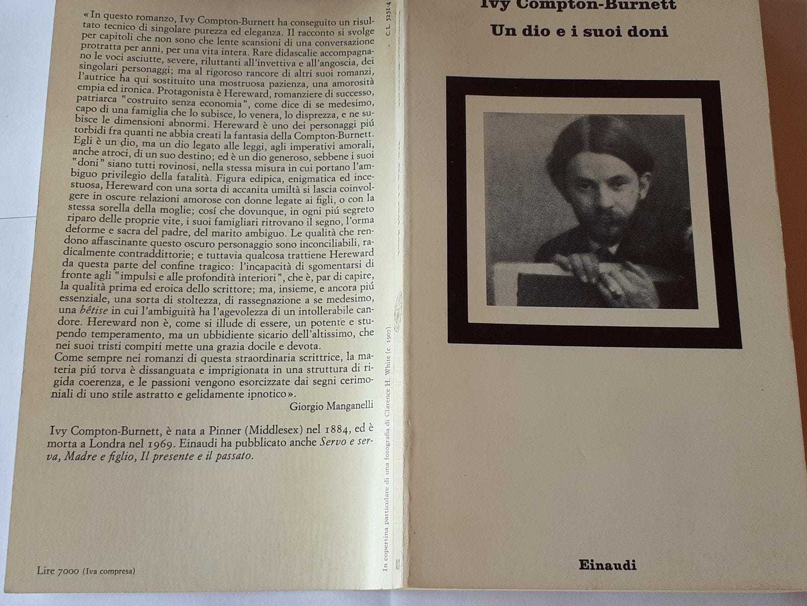 Un dio e i suoi doni - copertina