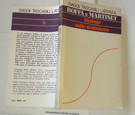 Dialogo sulla stalinismo - copertina