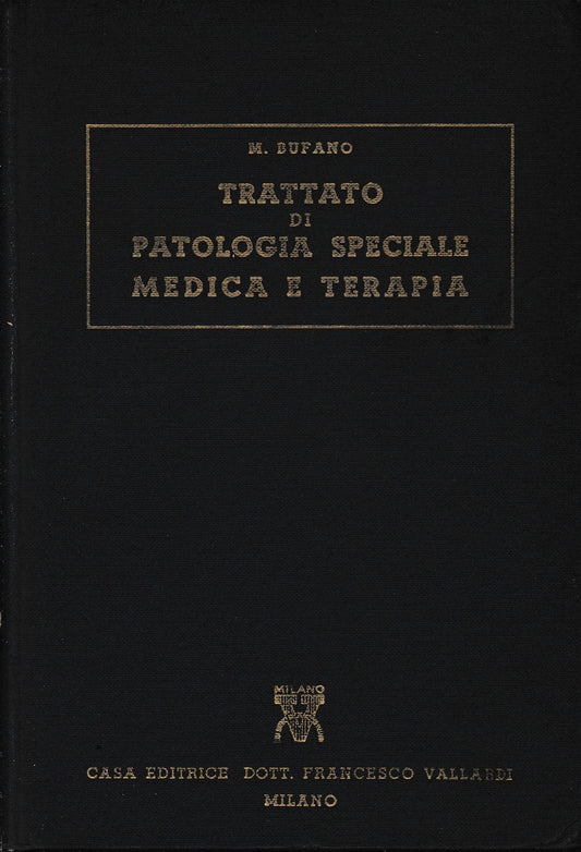 Trattato di Patologia Speciale Medica e Terapia, vol. 1° - copertina