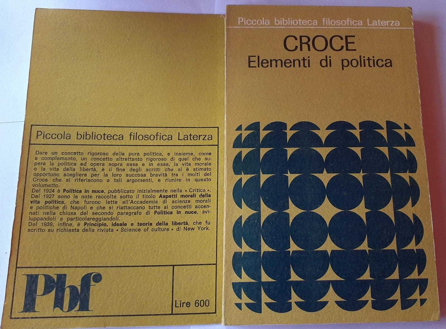 Elementi di politica - copertina