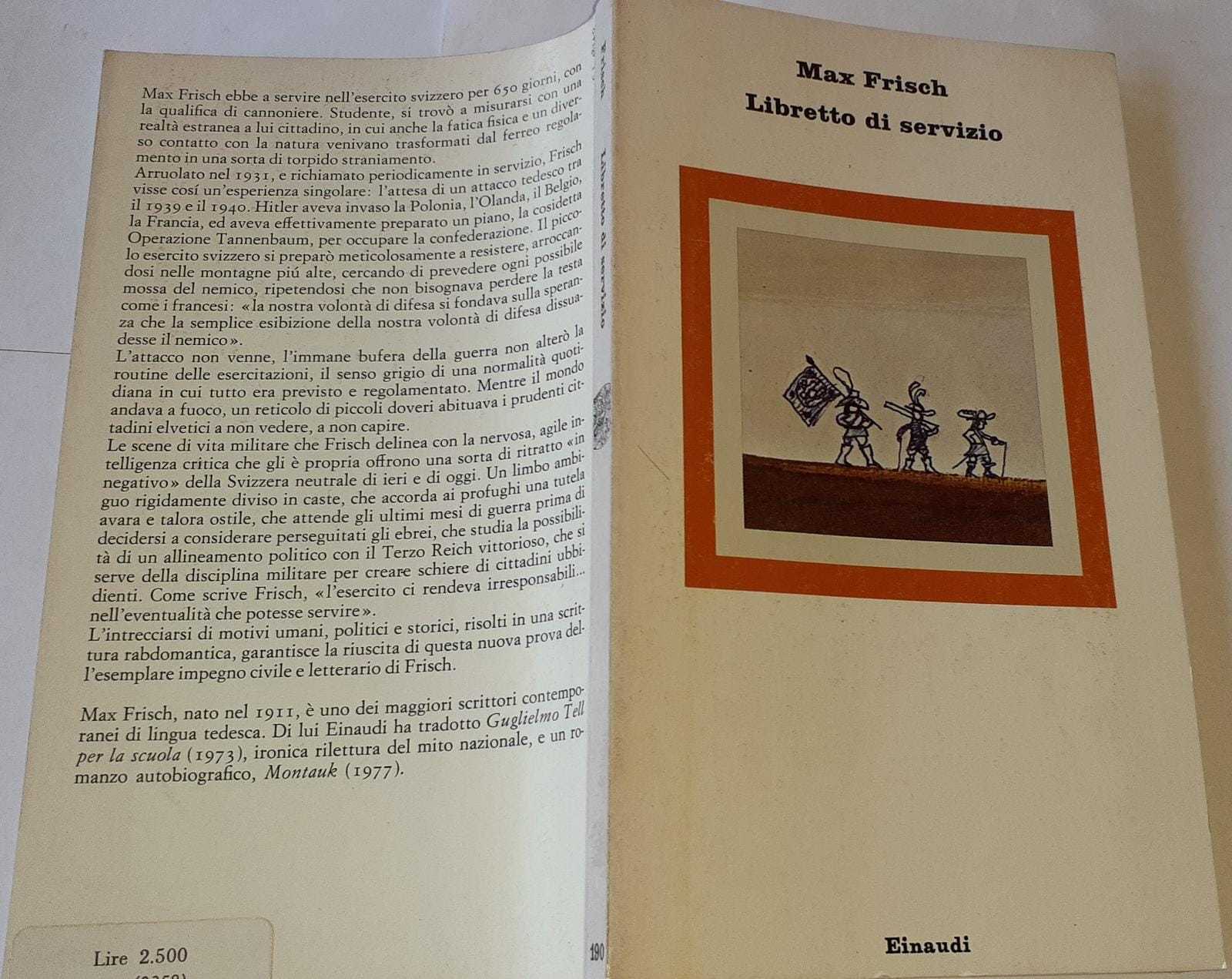 Libretto di servizio - copertina