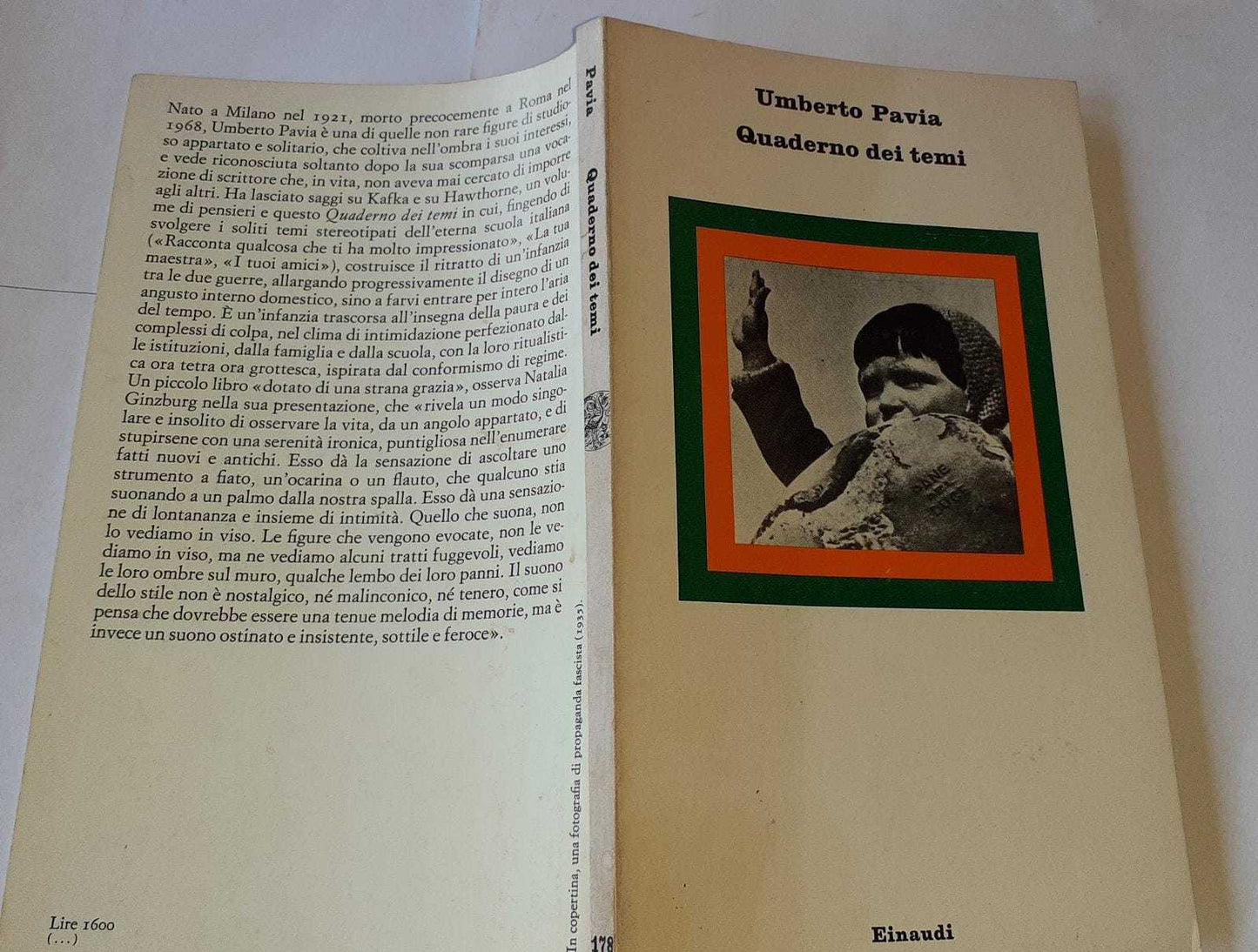 Quaderno dei temi - copertina