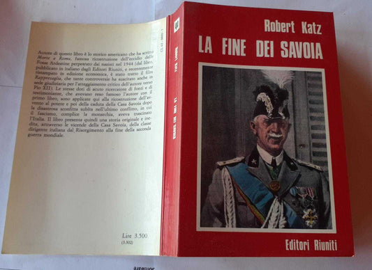 La fine dei Savoia - copertina