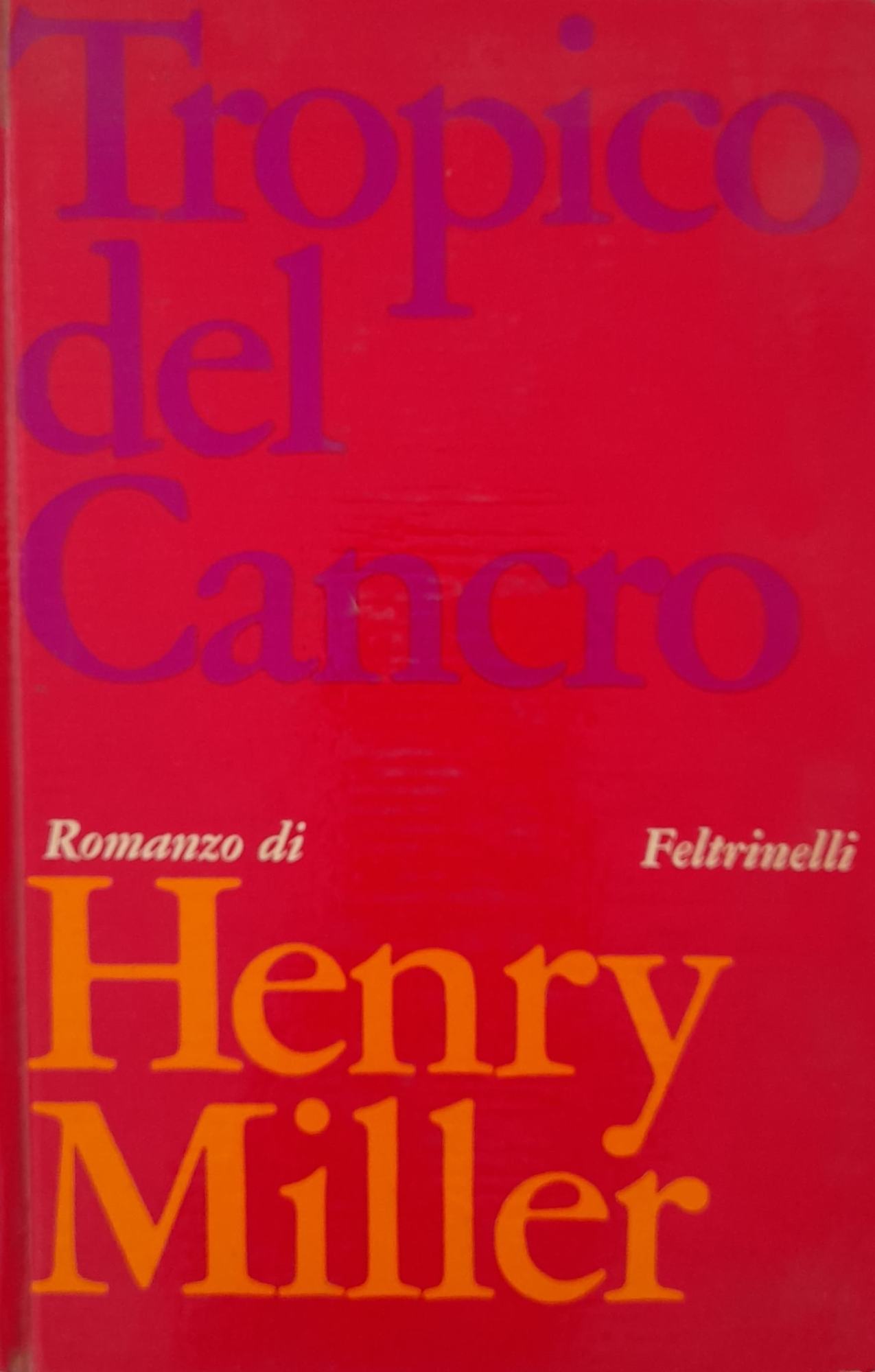Tropico del Cancro - copertina