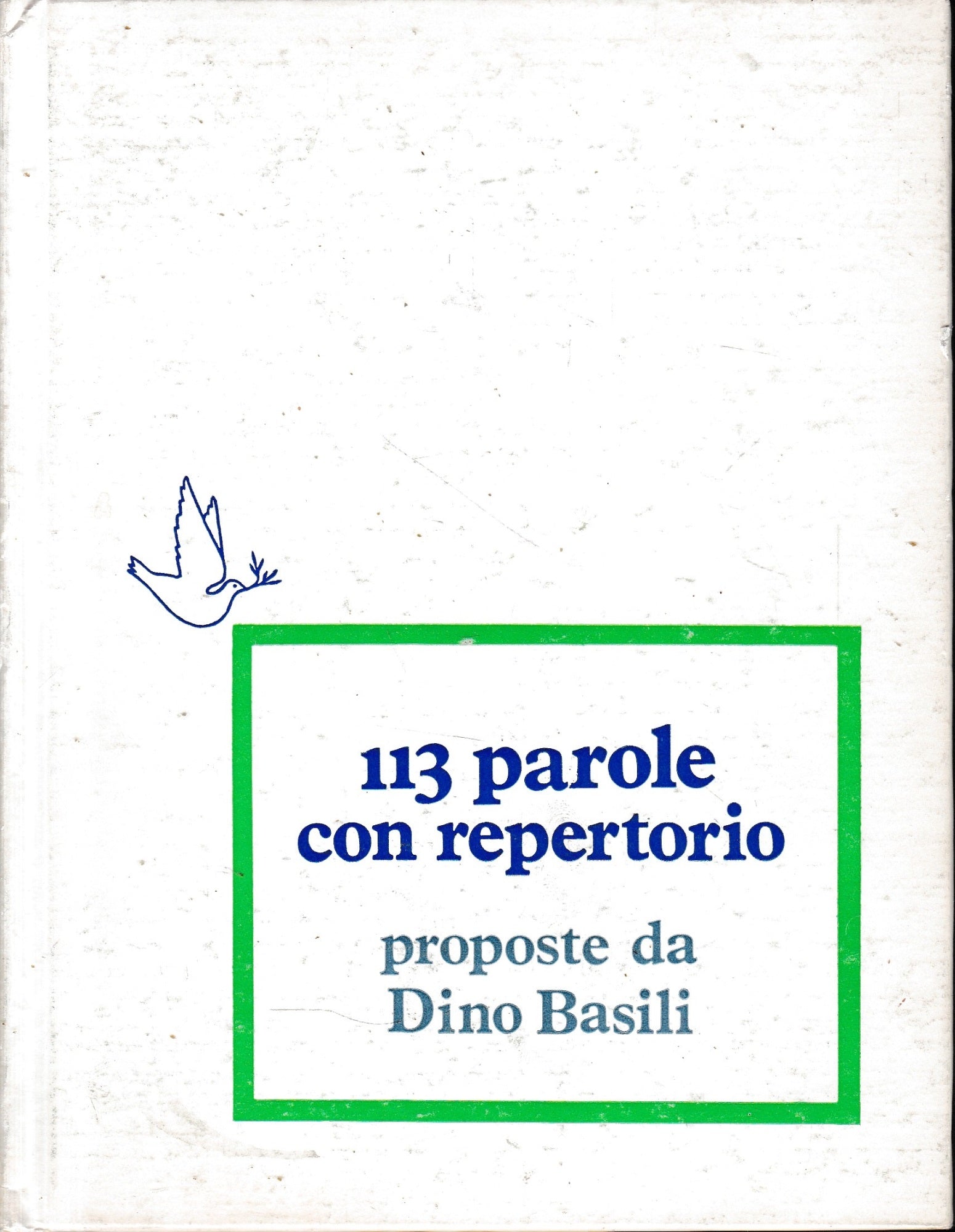 113 parole con repertorio - copertina