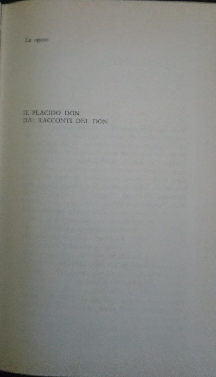 Il placido Don, Da: Racconti del Don - copertina