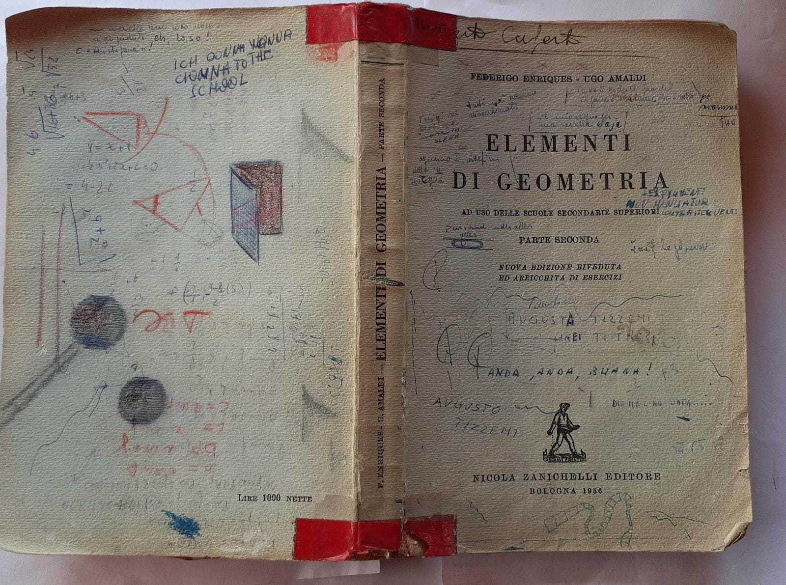 Elementi di geometria. Parte seconda - copertina