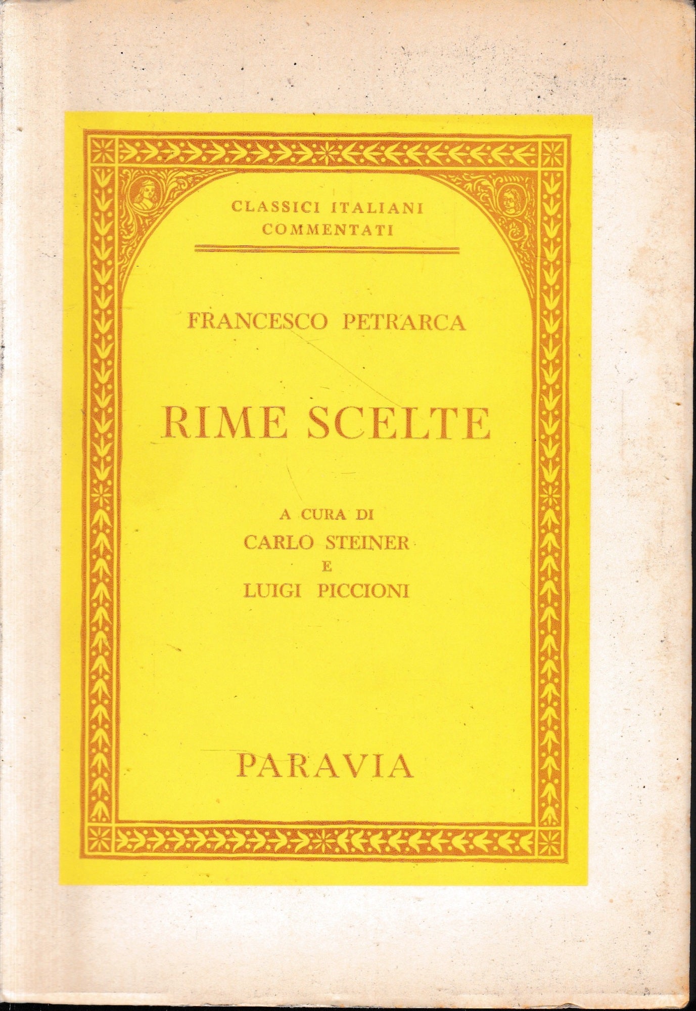 Rime scelte - copertina