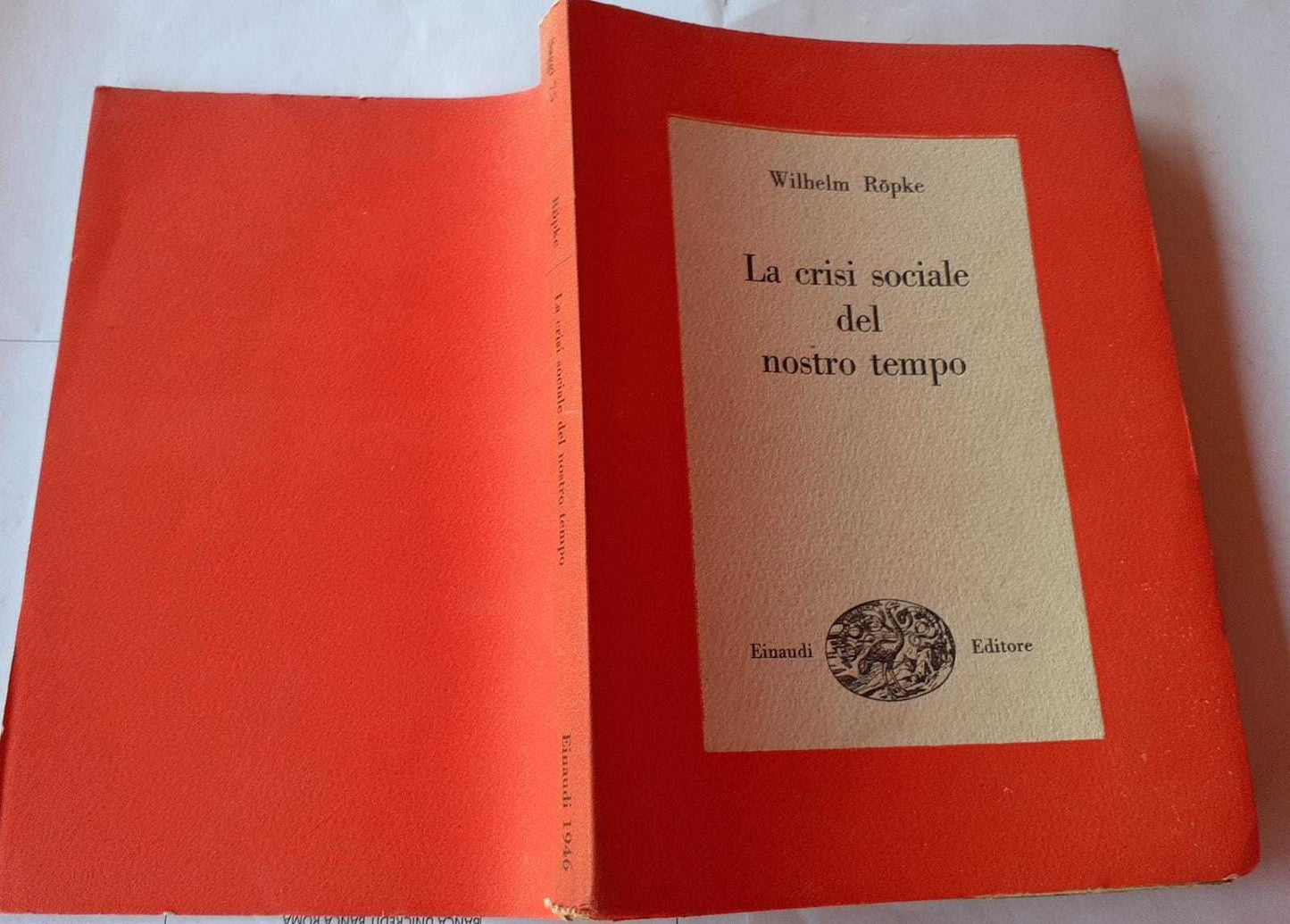 La crisi sociale del nostro tempo - copertina