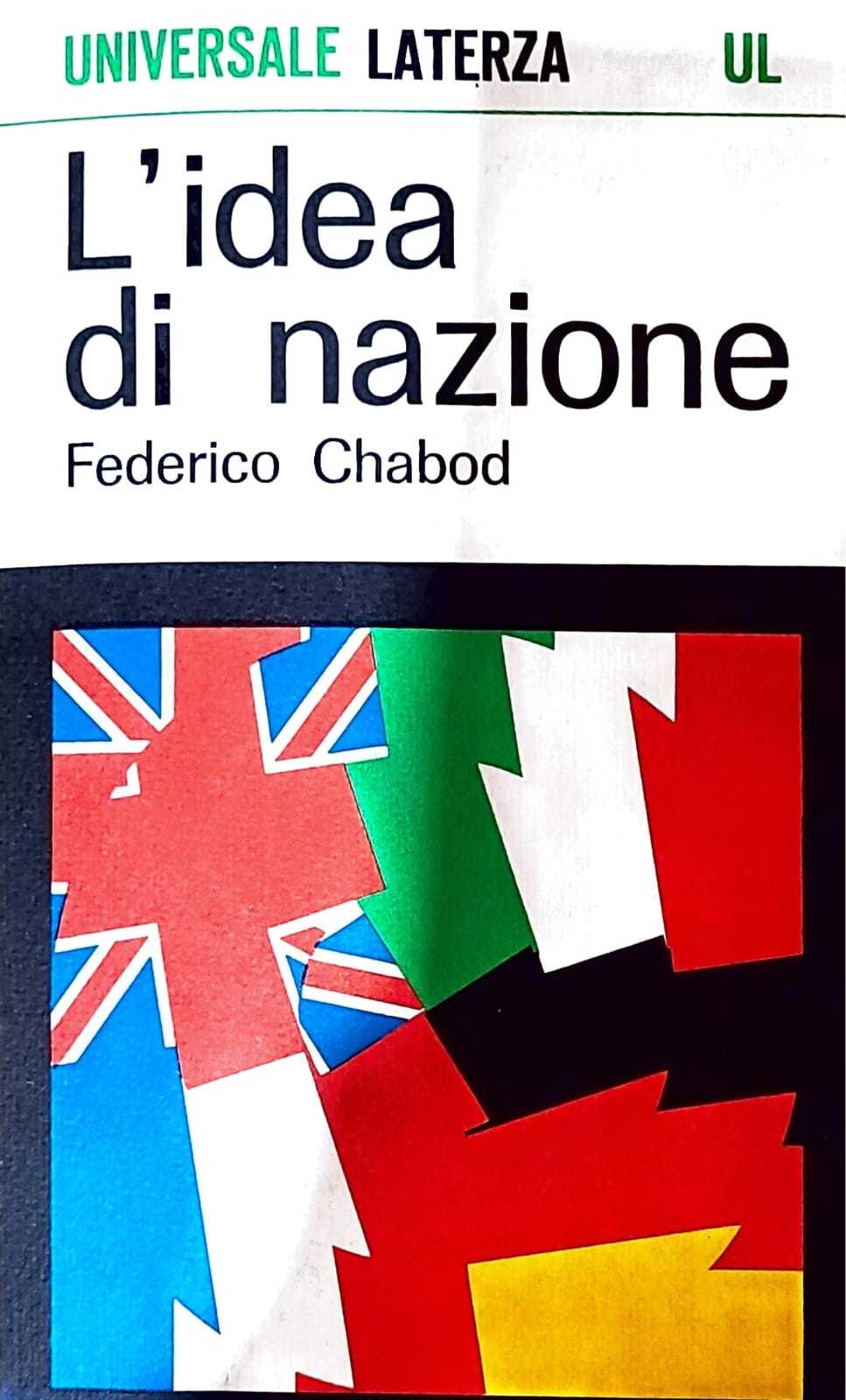 L'idea di nazione - copertina