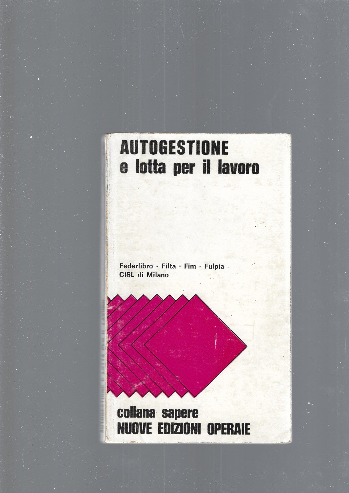 AUTOGESTIONE E LOTTA PER IL LAVORO - copertina