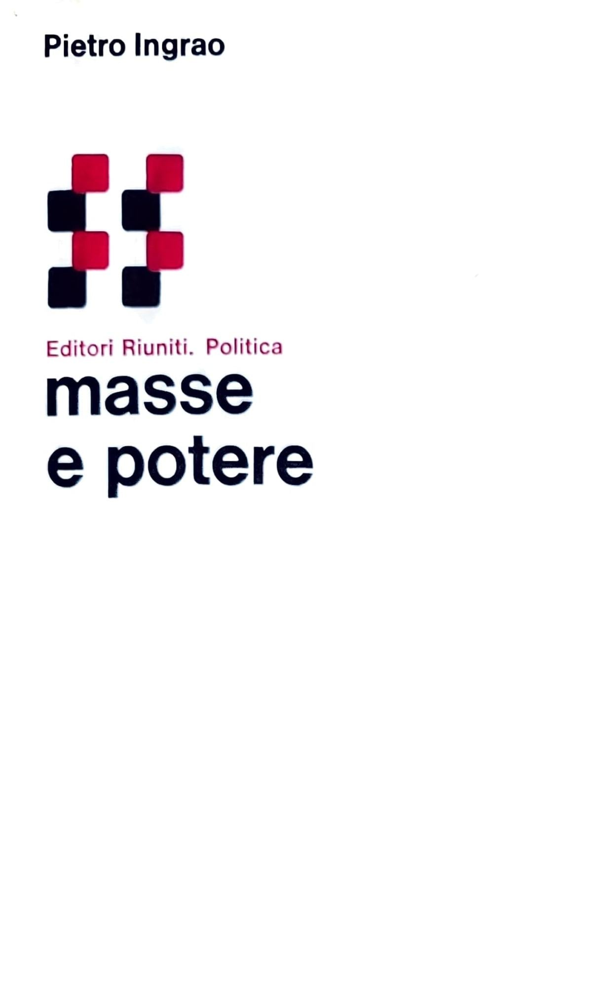Masse e potere - copertina