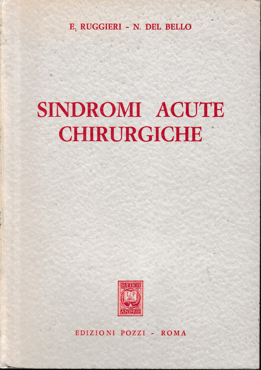 Sindromi acute chirurgiche - copertina
