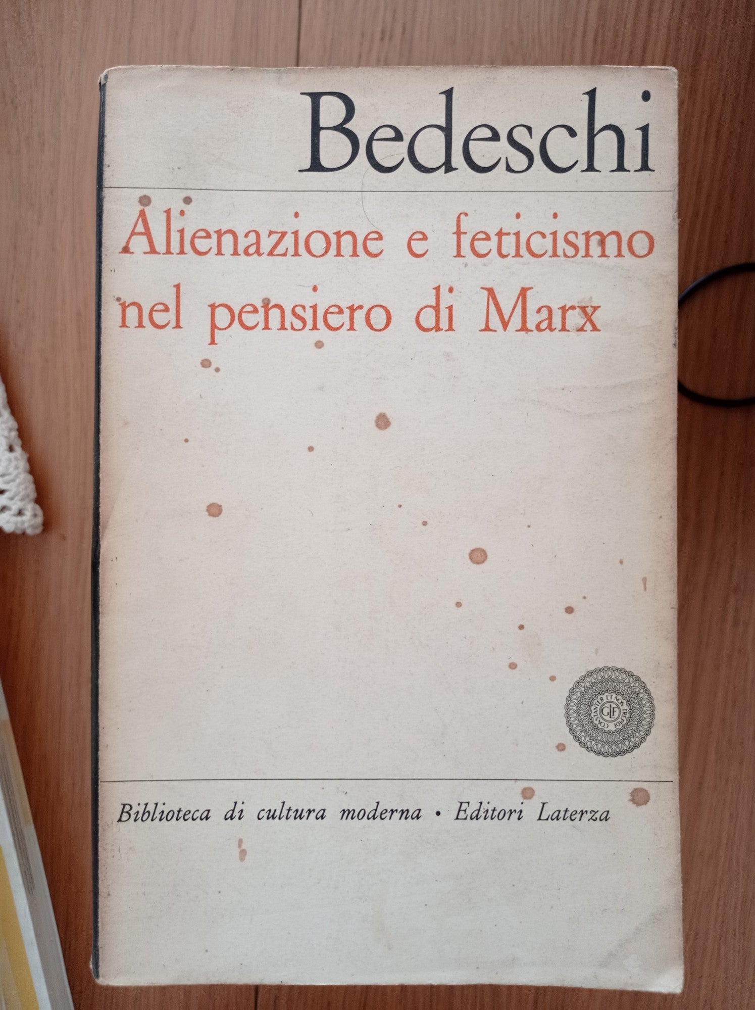 Alineazione e feticismo nel pensiero di Marx - copertina