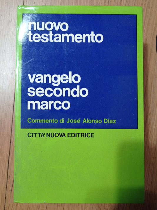 Nuovo Testamento. Vangelo secondo Marco - copertina