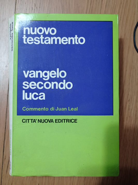 Nuovo Testamento. Vangelo secondo Luca. - copertina
