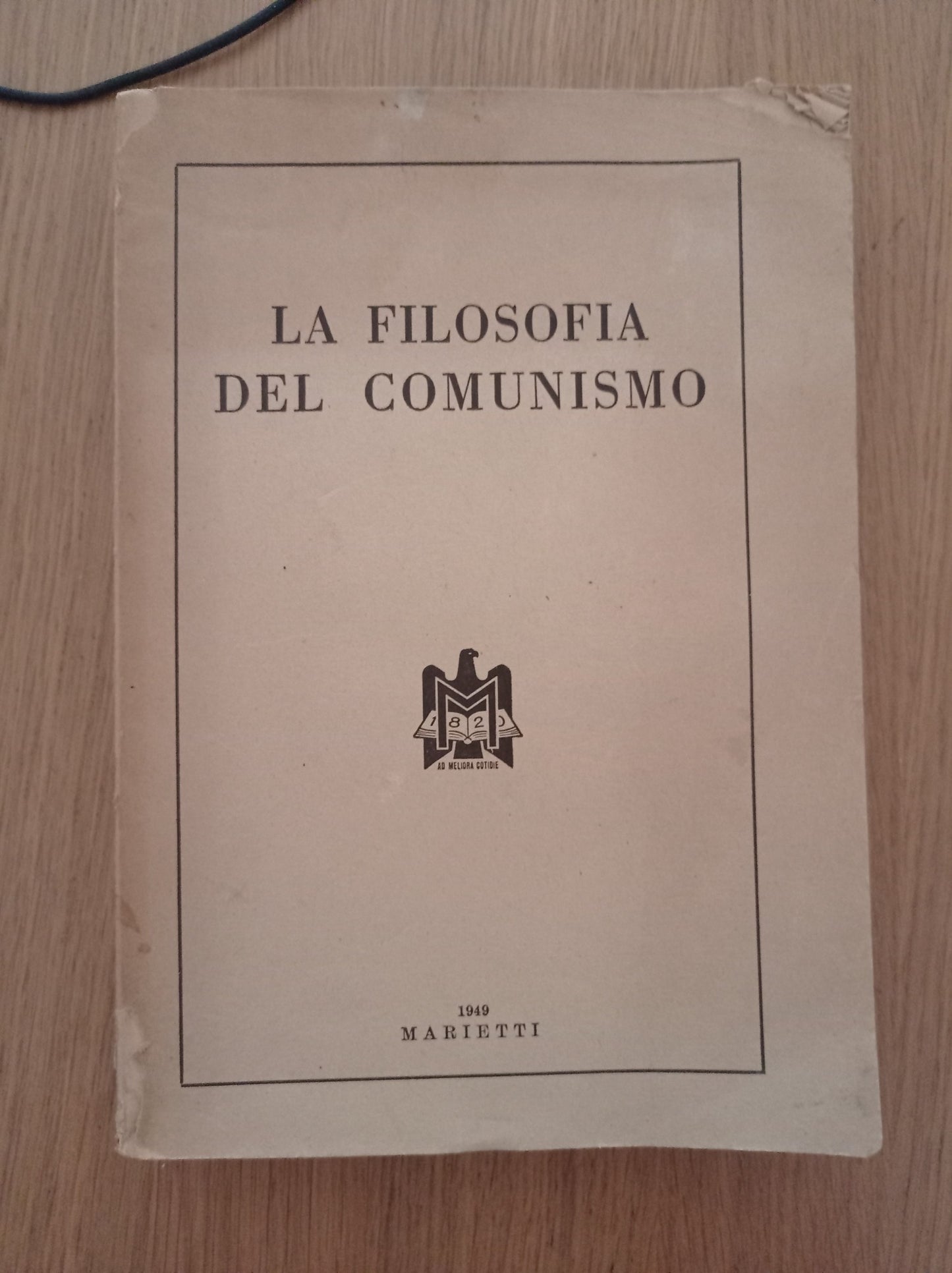 La filosofia del comunismo - copertina
