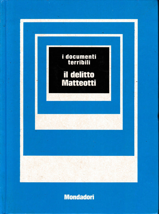 Il delitto Matteotti - copertina