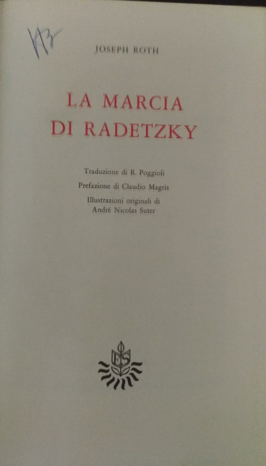 La marcia di Radetzky - copertina