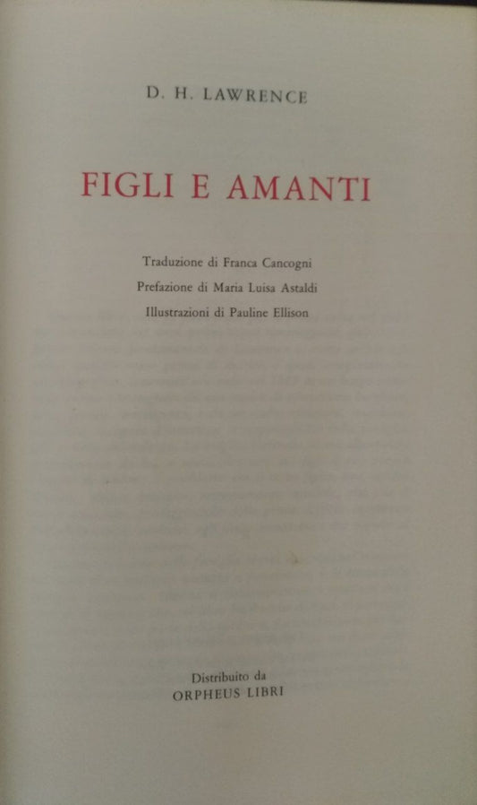 Figli e amanti - copertina