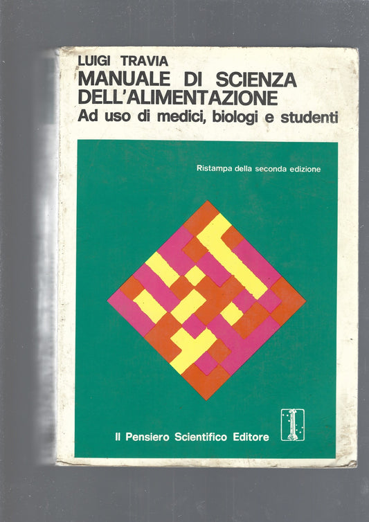 MANUALE DI SCIENZA DELL'ALIMENTAZIONE - copertina