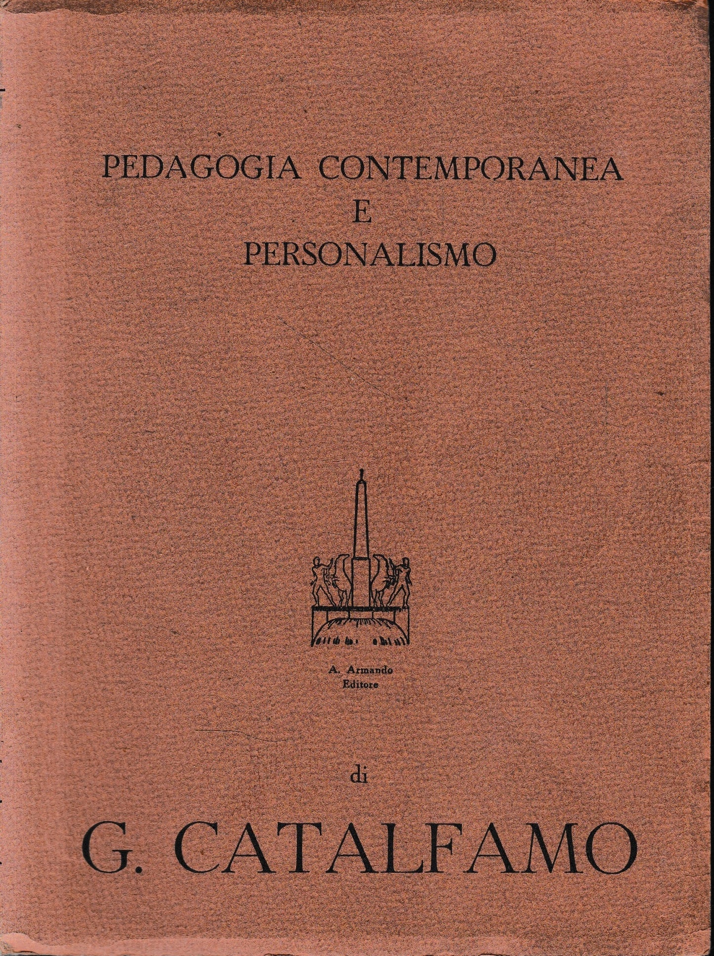 Pedagogia contemporanea e personalismo - copertina