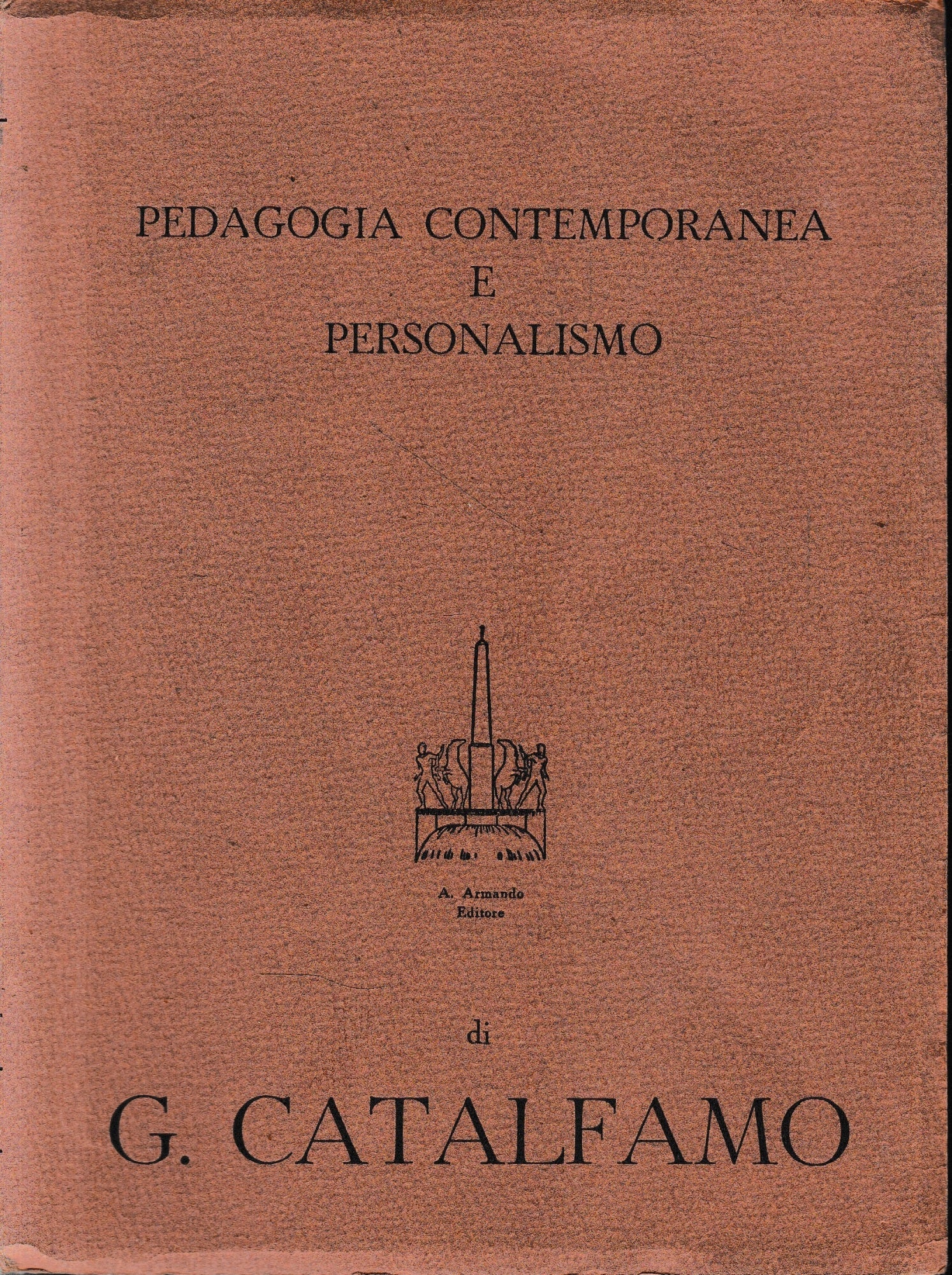 Pedagogia contemporanea e personalismo - copertina