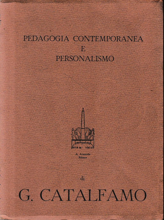 Pedagogia contemporanea e personalismo - copertina