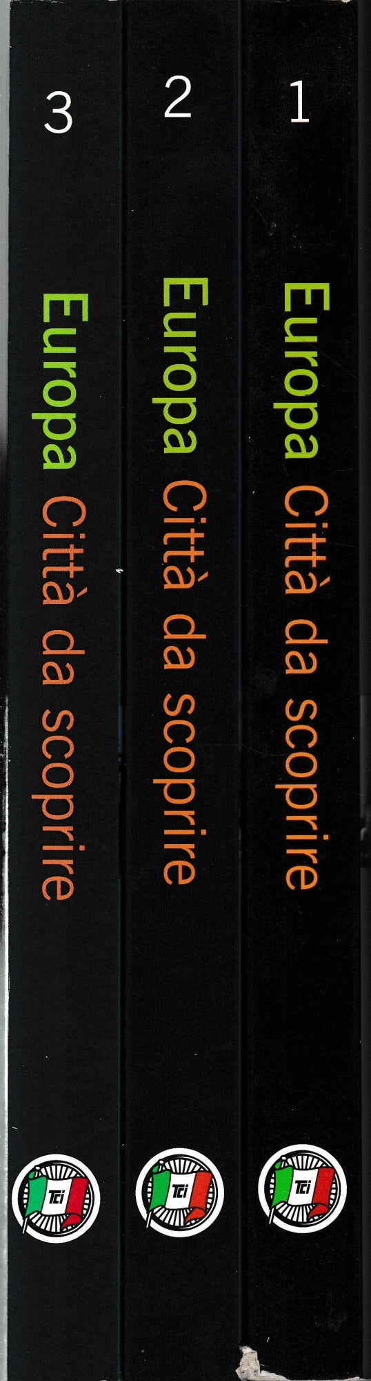 Europa. Città da scoprire, tre volumi. - copertina
