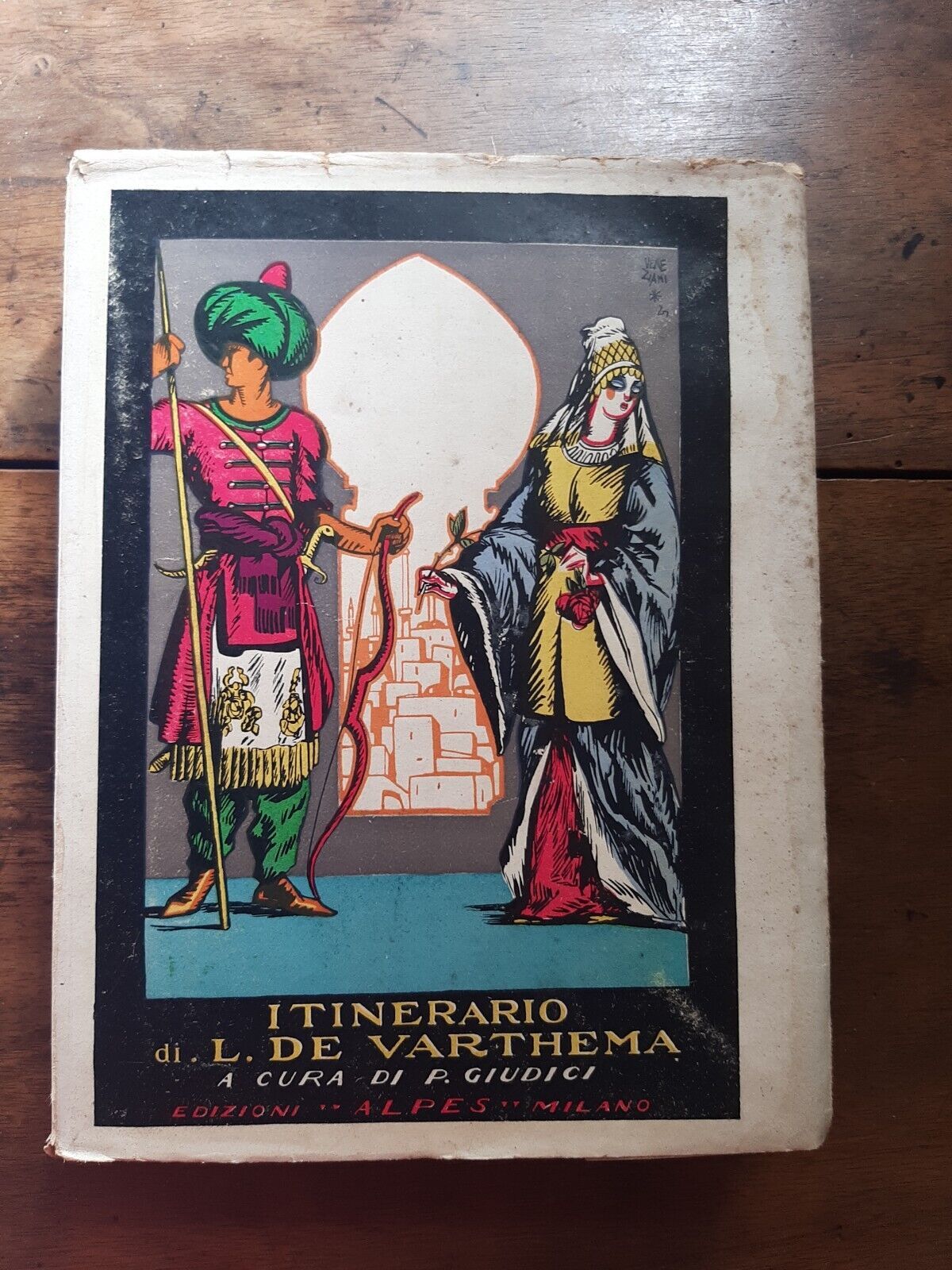 Itinerario di L. De Varthema - copertina