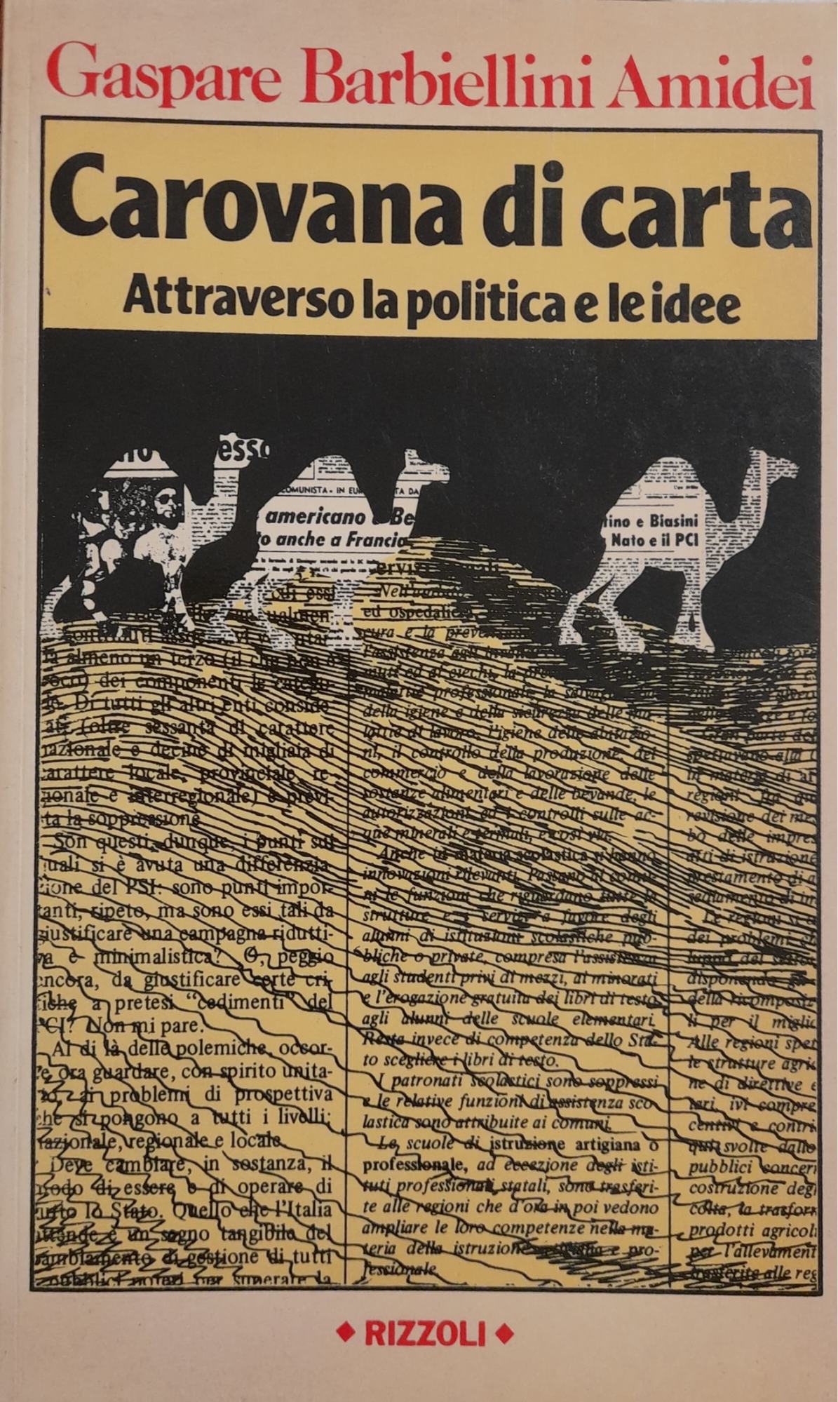 Carovana di carta. Attraverso la politica delle idee - copertina